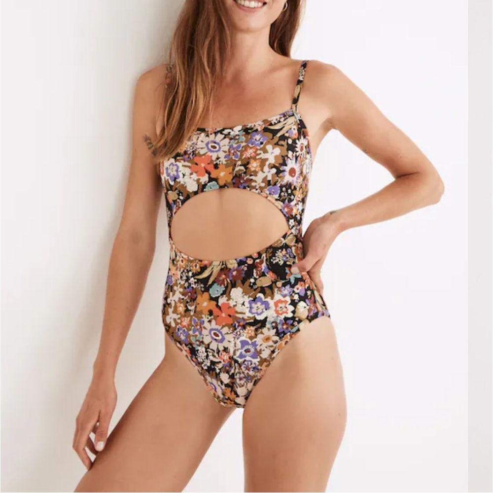 Madewell Second Wave cut out swimsuit
